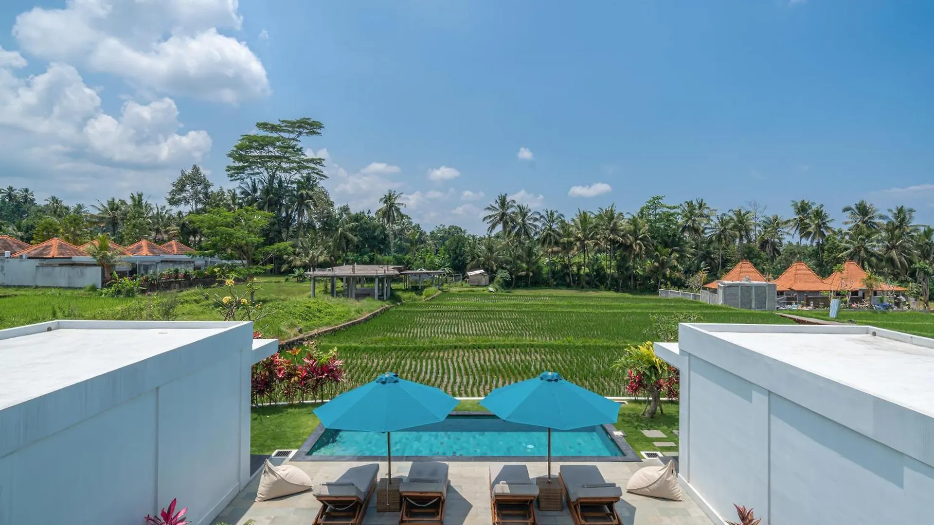 Zango - Fieldside Luxe 4Br Villa In Ubud